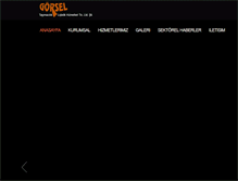 Tablet Screenshot of gorseltasimacilik.com